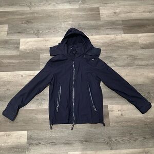 Superdry Men's Dark Blue Raincoat